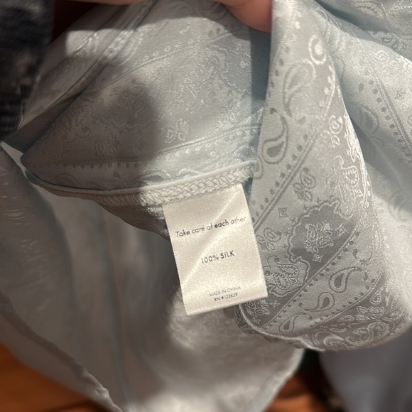 Tell Your Friends Paisley Silk Shirt - Picture 5 of 5